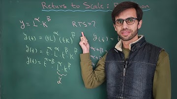 Returns to Scale: Cobb-Douglas (General Form)