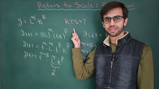Returns to Scale: Cobb-Douglas (General Form)
