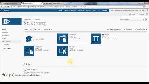 Add an App to your site-Training Video 13