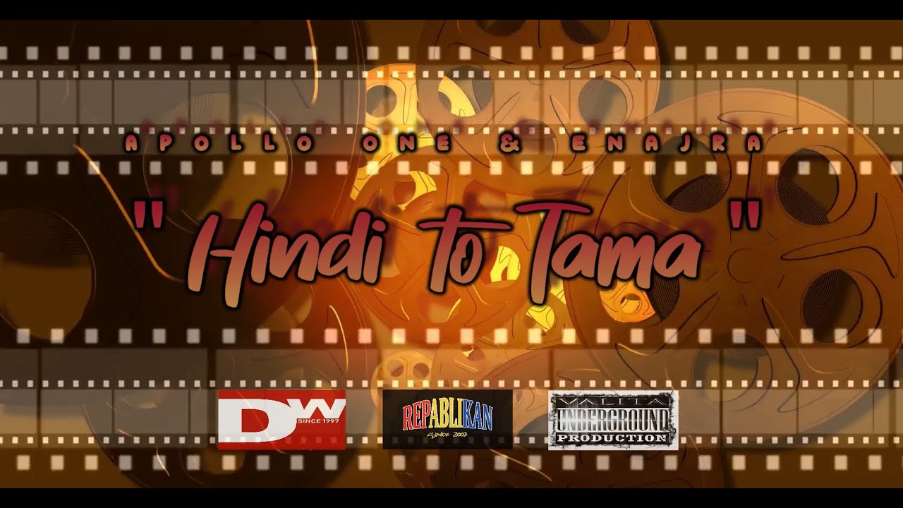 HINDI TO TAMA - APOLLO ONE & ENAJRA ( Lyrics Video )
