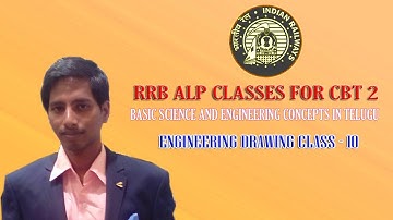 Engineering drawing class 10||basic science and engineering for alp cbt2