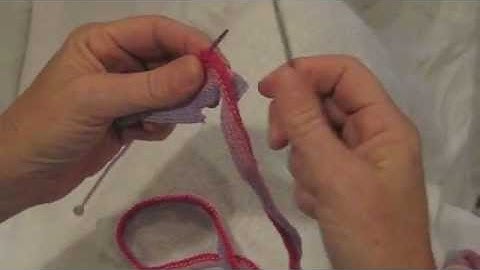 How to Knit with Frilly Yarn by Frilly Scarves by Liz