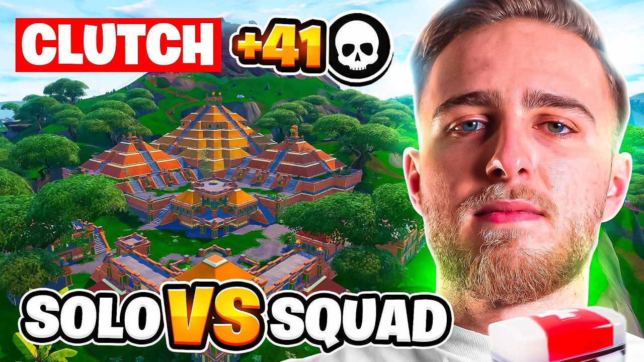 La game la plus INTENSE en SOLO SQUAD.. MON NOUVEAU RECORD ! (le clutch est IMPOSSIBLE)
