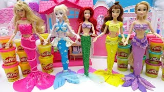 Princess Clay Mermaid Costume Dress UP Frozen Doll DIY, Crafts screenshot 4