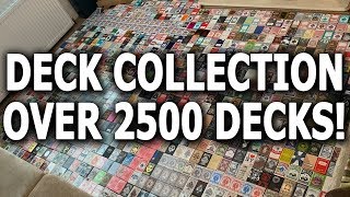 My Playing Card Collection Over 2500 Decks! [HD]