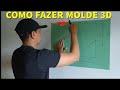 COMO FAZER MOLDE DE PINTURA 3D E RISCAR NA PAREDE PASSO A PASSO