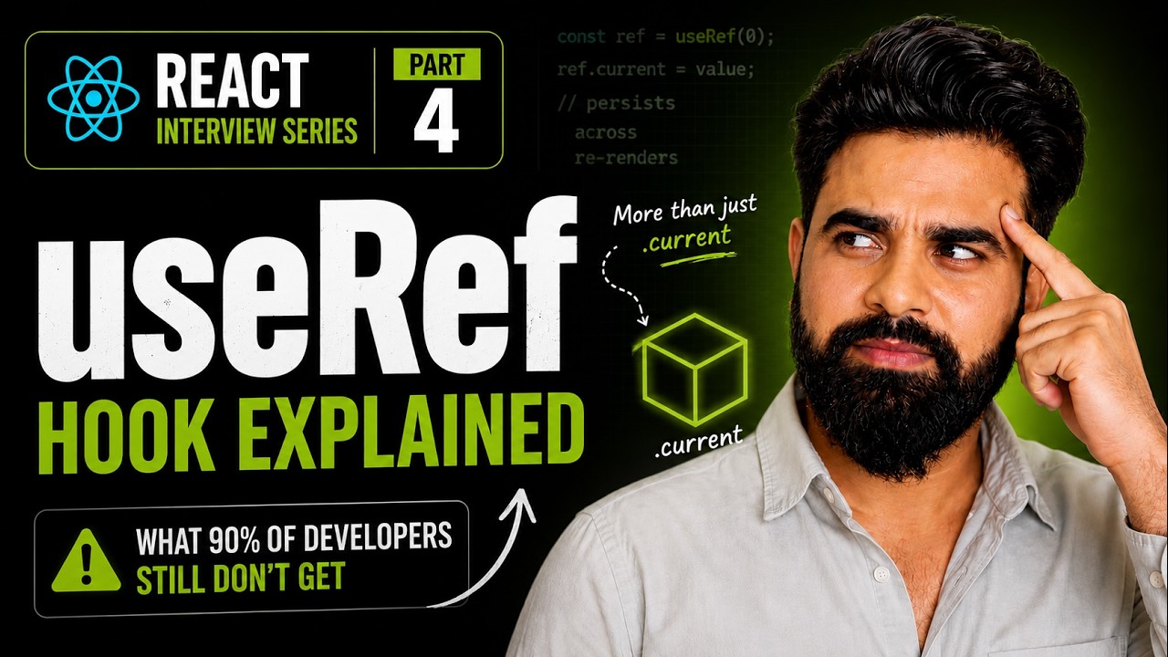 useRef Hook Explained (90% React Developers Get This Wrong) | React ...