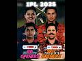 RR openers 🆚 SRH OPENERS IPL 2025 combined stats #cricket #ipl#rr#srh #vaibhavsooryavanshi #abhishek