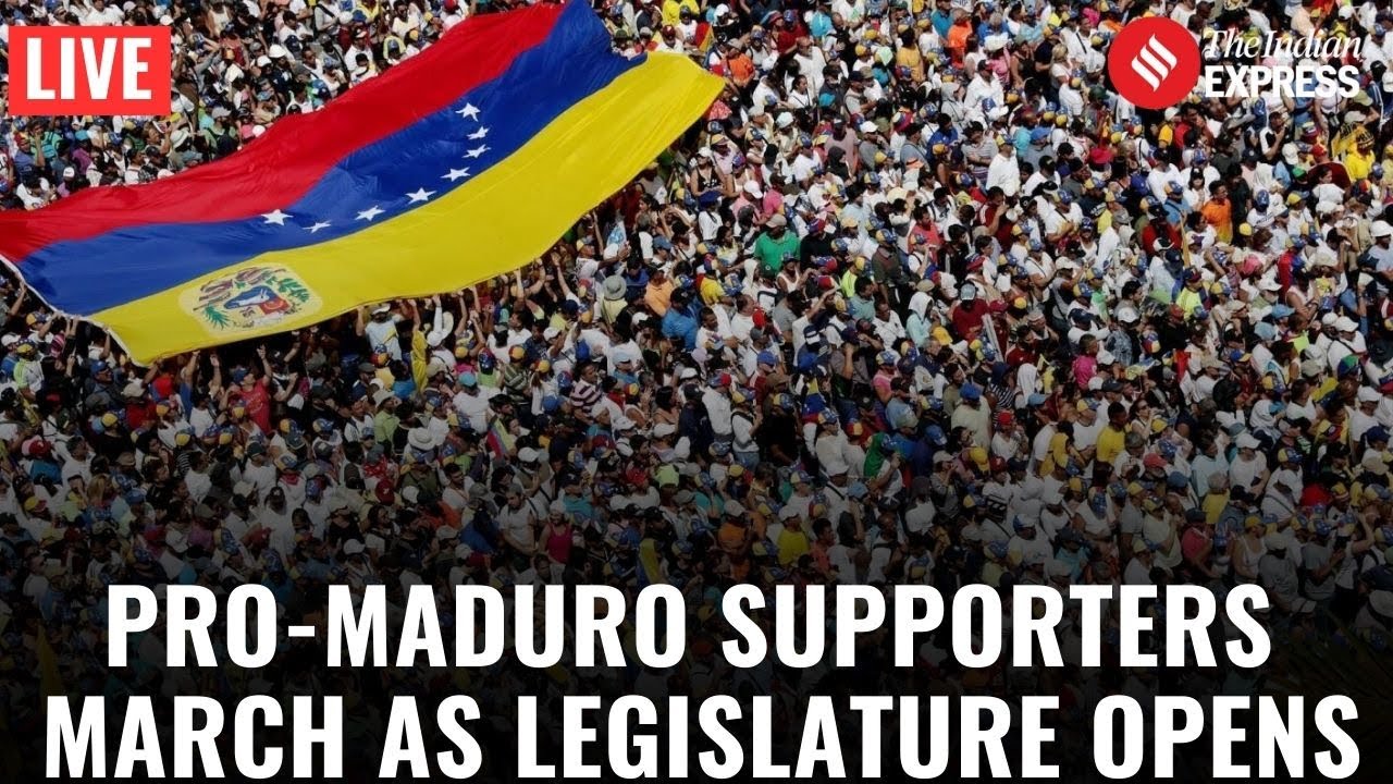 LIVE: Caracas Sees Massive Pro-Government March as Venezuela’s Legislature Convenes |Trump Vs Maduro