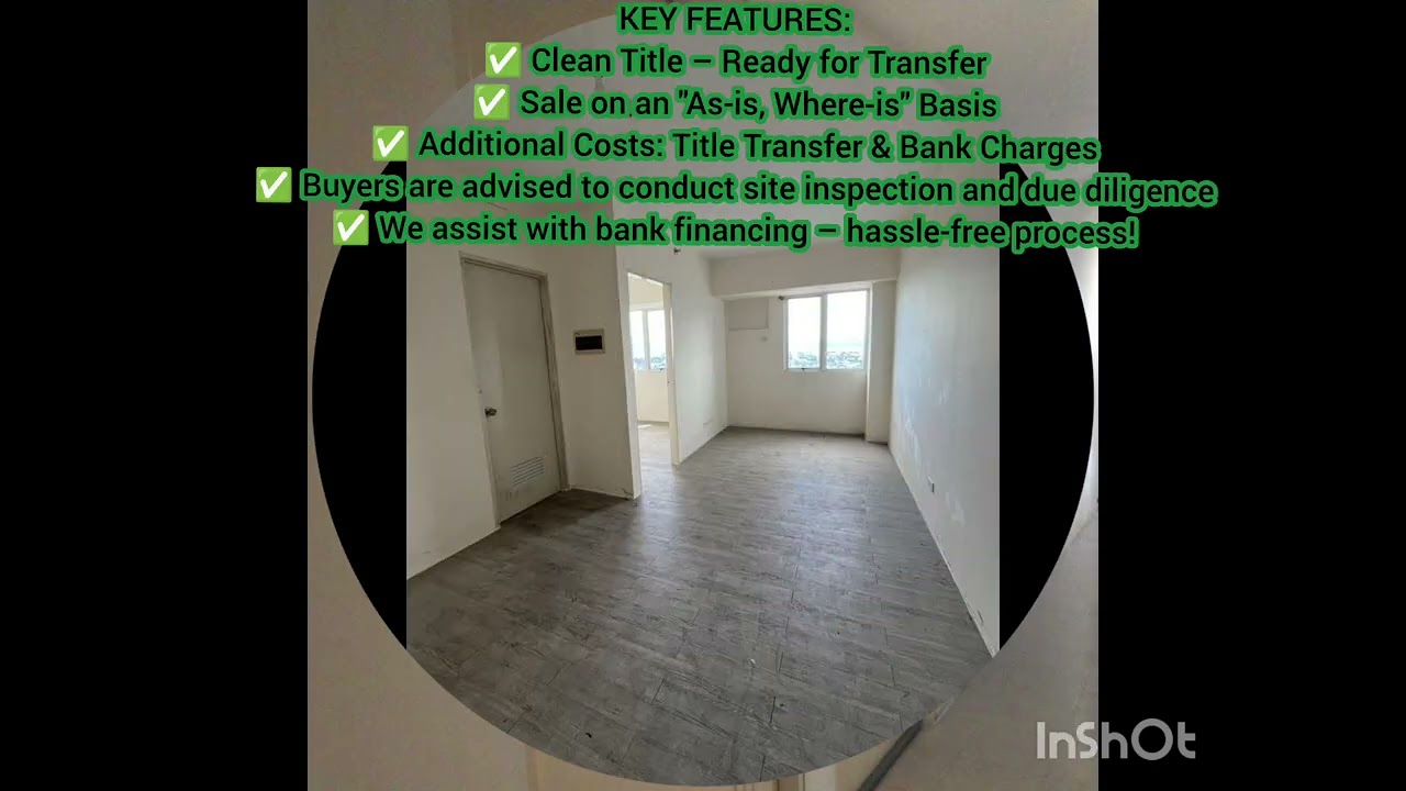 CONDOMINIUM FORESALE! FORECLOSED PROPERTY IN AMAIA SKIES CUBAO,  CITY