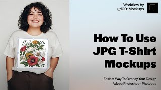How To Use JPG T-Shirt Mockups With Photopea.com | Overlay You Design on a Simple JPG for POD screenshot 3