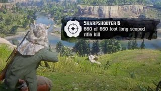 Sharpshooter 6 Challenge Rdr2 No Bounty 660 Feet Kill