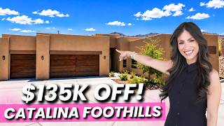 They Just Dropped $135K Off This NEW Luxury Home in Tucson! [Catalina Foothills AZ]