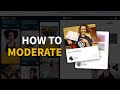 How to moderate your social wall  wallsio tutorial