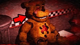 I GOT STUFFED IN TO GOLDEN FREDDY! IS THAT MY EYEBALL?! | Five Nights at Freddys Insanity Night