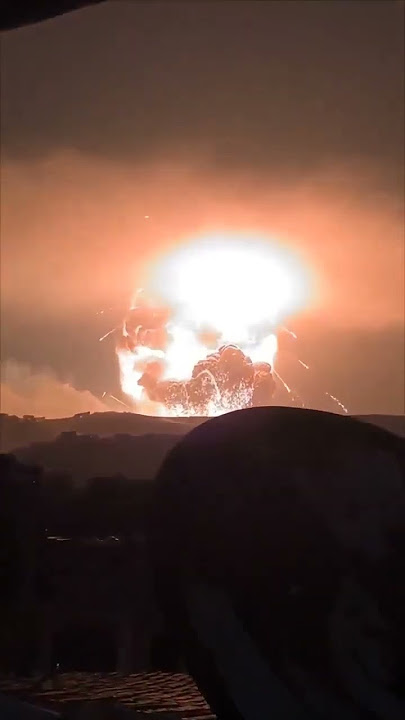 explosion in Syria near Tartus on a munitions depot. Brought to you by the Israeli Air Force.