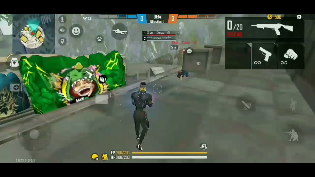 1 vs 3 clutch freefire tamil|kishore gaming