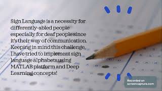 Sign Language Interpretation by MATLAB​