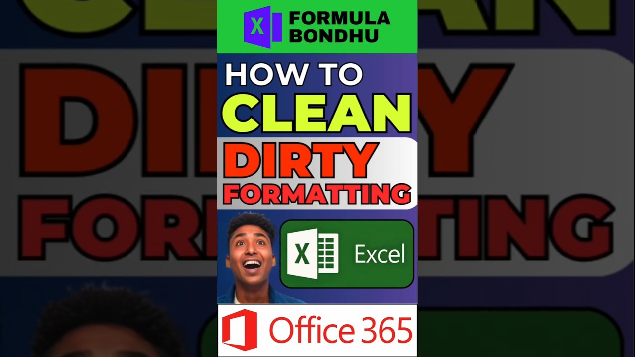 How to Clear Formatting in Excel 