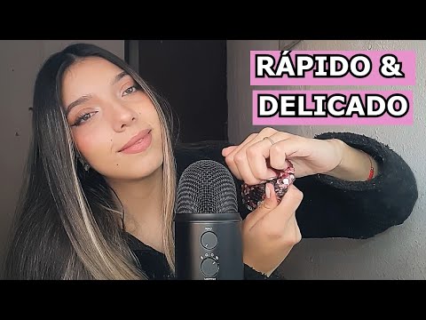 ASMR RÁPIDO PERO DELICADO PARA COSQUILLAS INTENSAS | Asmr en Español