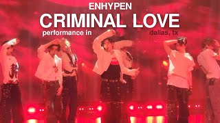 05/07/2024 ENHYPEN 'Criminal Love' Performance in Dallas ( Samsung Galaxy Fanmade Concert )