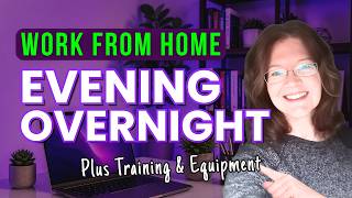🔥TRAINING & EQUIPMENT PROVIDED ! Evening & Night Shift Work From Home Jobs Now Hiring