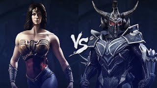 Superfight - Wonder Woman Vs Ares Injustice Gameplay 4K Hdr 60Fps