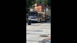 Yonkers, New York to Bronx, New York - W25 Beeline Bus Route - Hybrid Electric Bus - Orion VII HEV