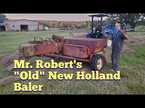 Running an old square baler, a look inside and how it works