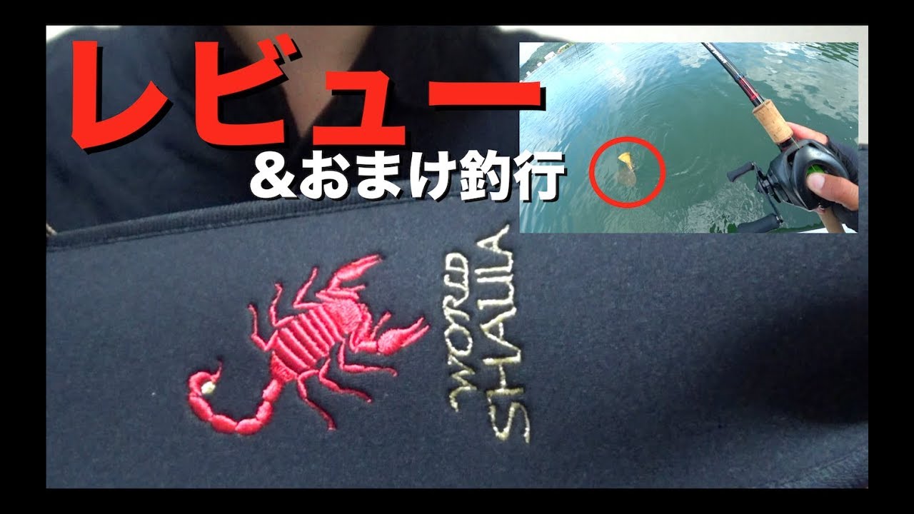 毒針に注意…？レビュー&おまけ釣行【ワールドシャウラ