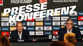 Pressekonferenz mit Mathias Beck und Axel Hellmann