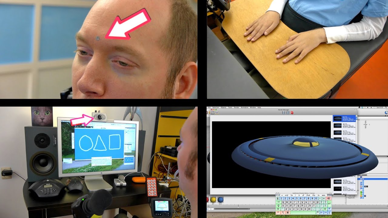 How I control my computer with my head (HeadMouse) - YouTube