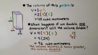 6th Grade Math 15.2c, Solving Volume Problems, Rectangular Prisms