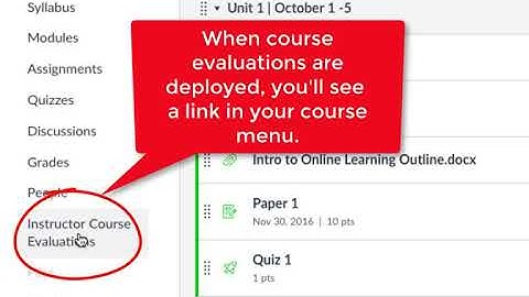 Course Evaluations in Canvas: Track Your Response Rate