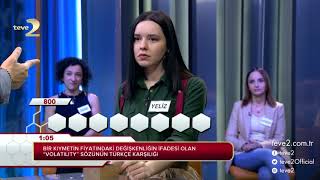 Kelime Oyunu : Bir kıymetin fiyatındaki değişkenlik!