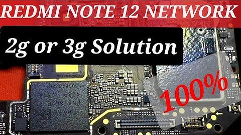 Redmi Note 12 Pro Network Problem | Redmi Note 12 Pro No Service Problem