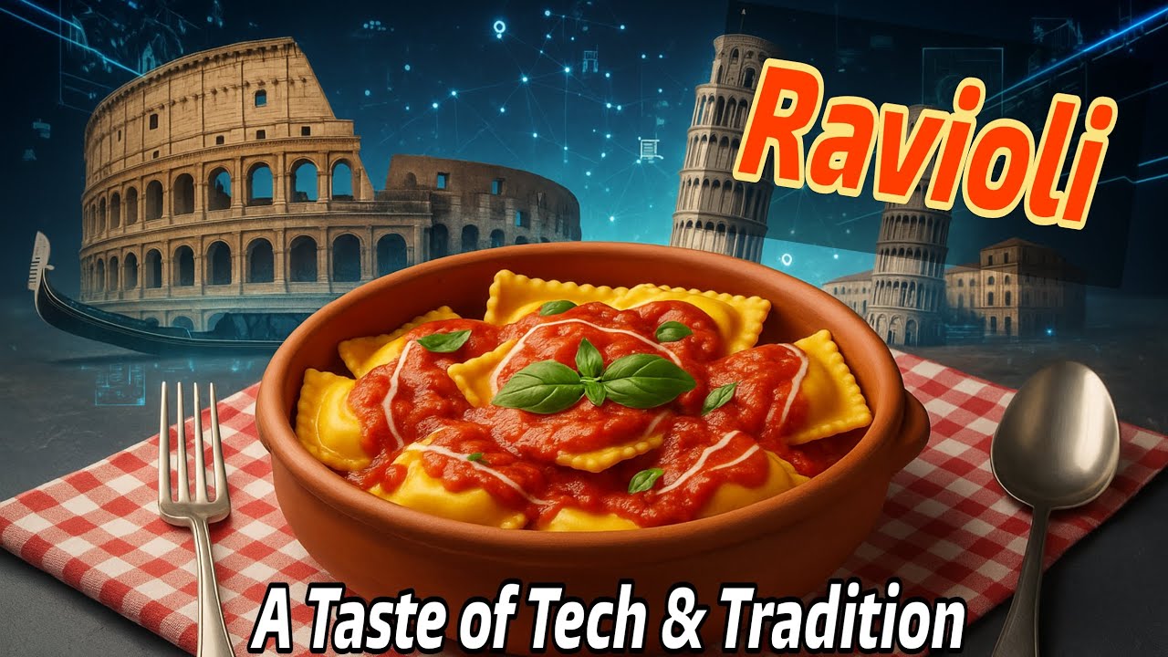 Ravioli, Rendered: A Tomato-Basil Computation