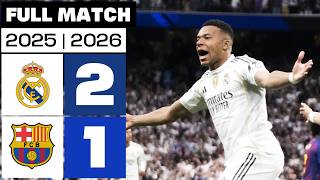 Real Madrid 2 - 1 FC Barcelona 2025/26 VISAS MAČAS