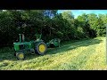 John Deere 835 Moco Mowing Alfalfa