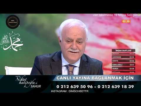 Nihat Hatipoğlu sahur özel canlı yayın 14 Mayıs 2020