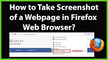 How to Take Screenshot of a Web Page in Firefox Web Browser?