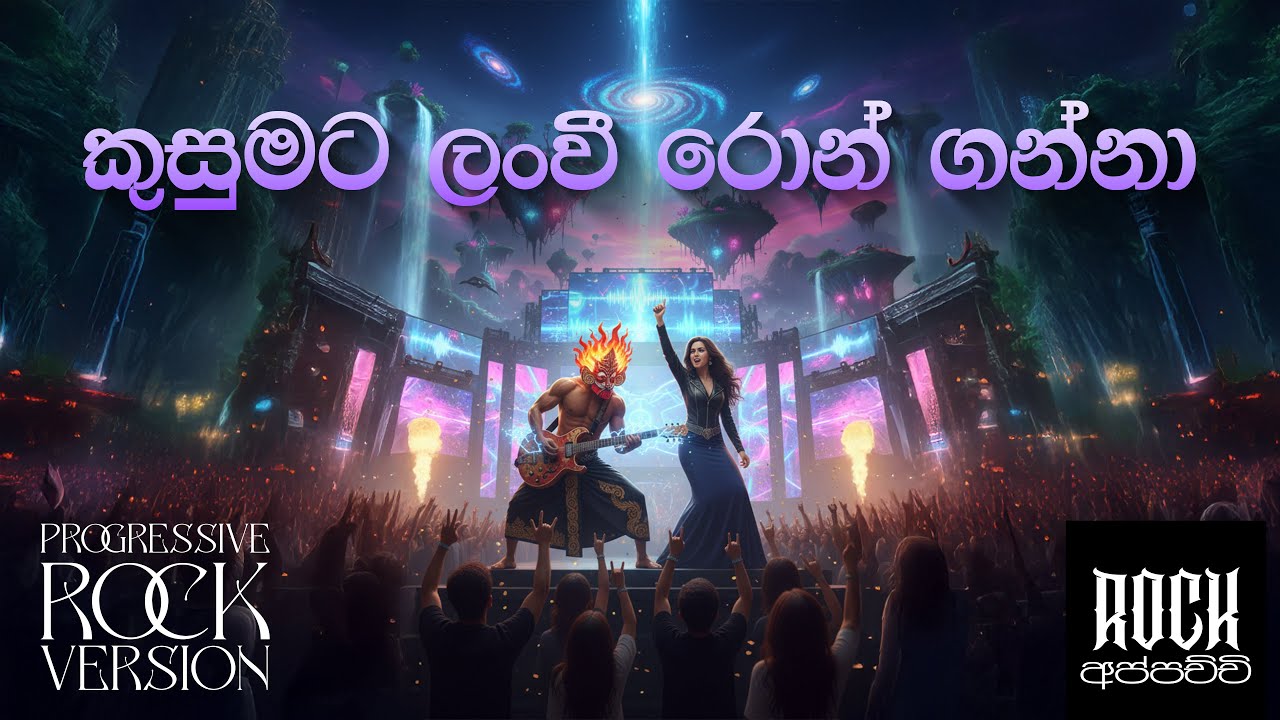 Kusumata Lanwee - Chandralekha Perera | Progressive Rock Version - 