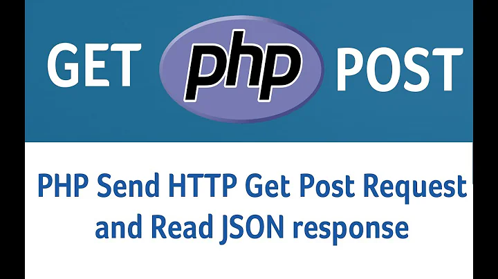 PHP-Send HTTP Get/Post Request and Read JSON response