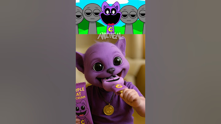 Incredibox Sprunki OC - CatNap Eats Ice Cream In Real Life!