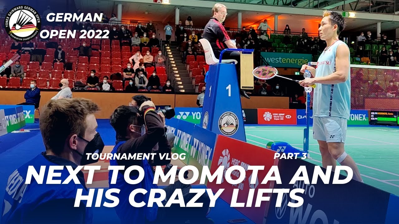 Next to Momota and his Crazy Lifts German Open Vlog Part 3