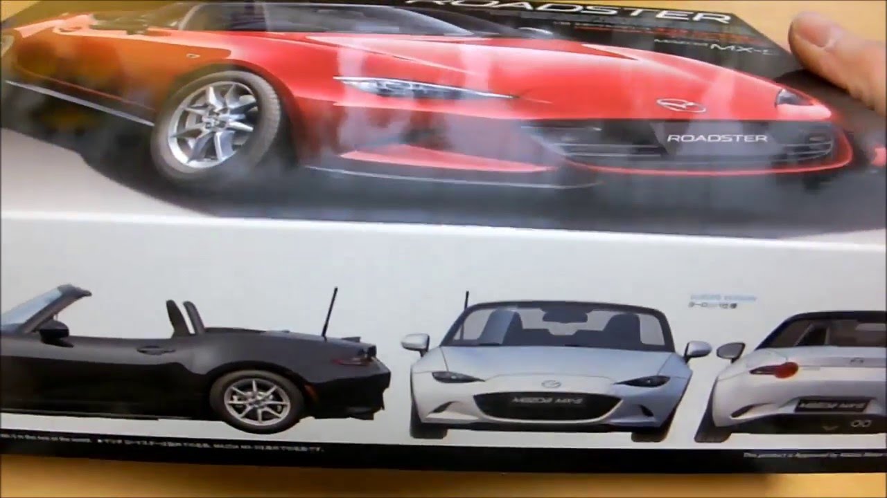 プラモデル マツダ ロードスター 製作 開封 仮組み編 Youtube