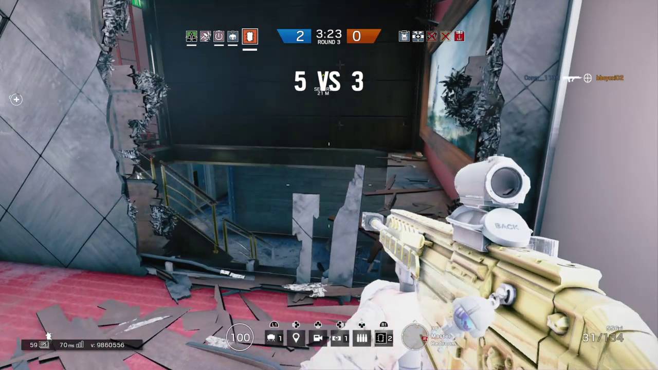 R6:Siege Nice Attacking Round On Yatch As Thermite - YouTube