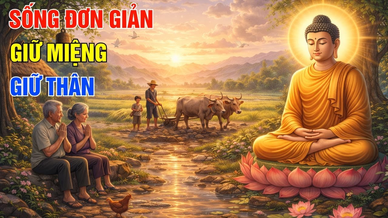 Sống Đơn Giản Để Hạnh Phúc - Bí Quyết Giữ Miệng, Giữ Thân Theo Lời Phật Dạy!