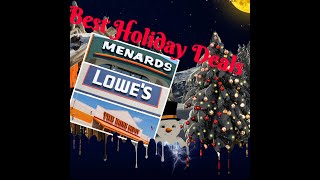 Menards, Lowes and Home Depot In Store Deals