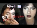 Make de Vampira para Arrasar no Cemitério ☠️🏳️⚧️ Tutorial